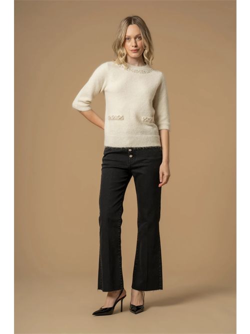 Maglia con dettagli in perle -  Anouska KOCCA | ANOUSKA/60725